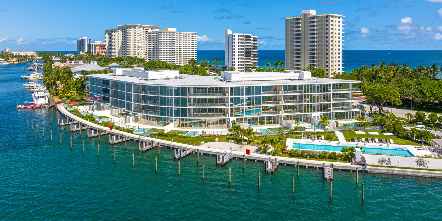 South Florida waterfront residential development